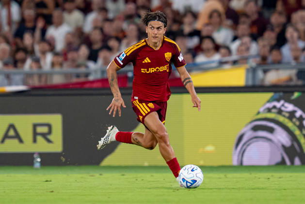 Paulo Dybala of AS Roma in action during the Serie A match between AS Roma and ACF Fiorentina at Stadio Olimpico Rome Italy on 24 August 2026. Rome Stadio Olimpico Rome Italy Copyright: xPhotoxGoalxPixx SP24-1453-212