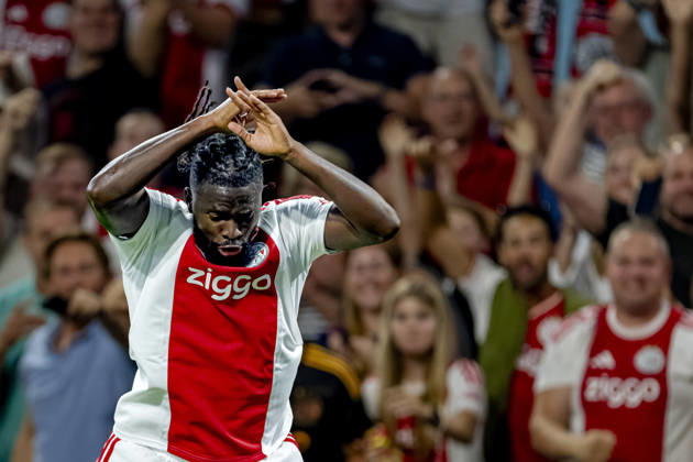 AMSTERDAM: AFC Ajax Amsterdam forward Toluwalase Arokodare during the UEFA Conference League at the Johan Cruijff ArenA on August 27, 2026, in Amsterdam, the Netherlands. Photo by DeFodi Images