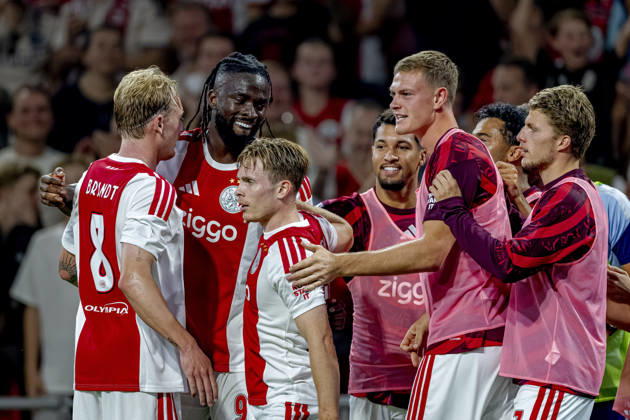 AMSTERDAM: AFC Ajax Amsterdam forward Toluwalase Arokodare during the UEFA Conference League at the Johan Cruijff ArenA on August 27, 2026, in Amsterdam, the Netherlands. Photo by DeFodi Images