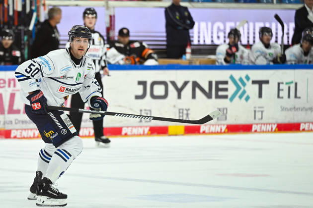 Peter Spornberger, Iserlohn Roosters, 50; Iserlohn Roosters vs. Grizzlys Wolfsburg, SACHSENLOTTO Cup 2026, August 28, 2026; Iserlohn Roosters vs. Grizzlys Wolfsburg, SACHSENLOTTO Cup 2026, August 28, 2026, Dresden Copyright: xEibner-Pressefoto xHoepnerx EP_PHR