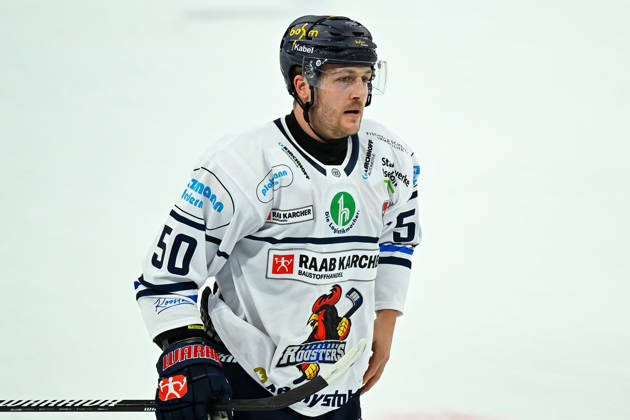 Peter Spornberger, Iserlohn Roosters, 50; Iserlohn Roosters vs. Grizzlys Wolfsburg, SACHSENLOTTO Cup 2026, August 28, 2026; Iserlohn Roosters vs. Grizzlys Wolfsburg, SACHSENLOTTO Cup 2026, August 28, 2026, Dresden Copyright: xEibner-Pressefoto xHoepnerx EP_PHR