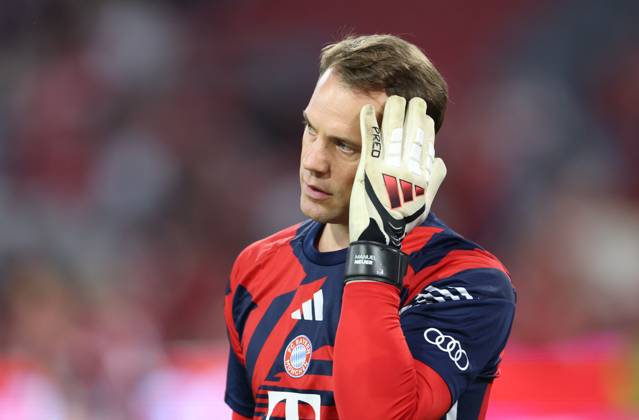 August 28, 2026, GER, Soccer, Men s, Bundesliga 1, 2026–2027 Season, Matchday 1, FC Bayern Munich vs. VfB Stuttgart Feature Highlights Goalkeeper Manuel Neuer FC Bayern Munich 01 DFB DFL regulations prohibit any use of photographs as image sequences and or quasi-video Munich Allianz Arena Bayern Germany Copyright: xNordphoto Schneiderx
