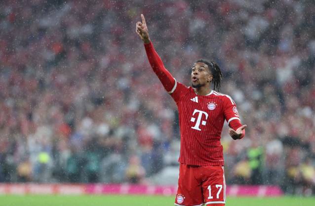 August 28, 2026, GER, Soccer, Men s, Bundesliga 1, 2026–2027 Season, Matchday 1, FC Bayern Munich vs. VfB Stuttgart Michael Olise FC Bayern Munich 17 claims DFB and DFL regulations prohibit any use of photographs as image sequences and or quasi-video Munich Allianz Arena Bayern Germany Copyright: xNordphoto Schneiderx