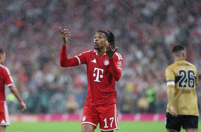 August 28, 2026, GER, Soccer, Men s, Bundesliga 1, 2026–2027 Season, Matchday 1, FC Bayern Munich vs. VfB Stuttgart Michael Olise FC Bayern Munich 17 claims DFB and DFL regulations prohibit any use of photographs as image sequences and or quasi-video Munich Allianz Arena Bayern Germany Copyright: xNordphoto Schneiderx