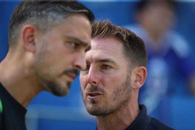 Tobias Strobl, VfL Wolfsburg, Head Coach on loan, Karlsruher SC vs. VfL Wolfsburg, 2. Bundesliga, Matchday 3, 2026–2027, August 29, 2026, DFL regulations prohibit any use of photographs as image sequences and or quasi-video, Karlsruher SC vs. VfL Wolfsburg, 2. Bundesliga, Matchday 3, 2026–2027, August 29, 2026, Karlsruhe Copyright: xEibner-Pressefoto JanxPrihodax EP_JPA