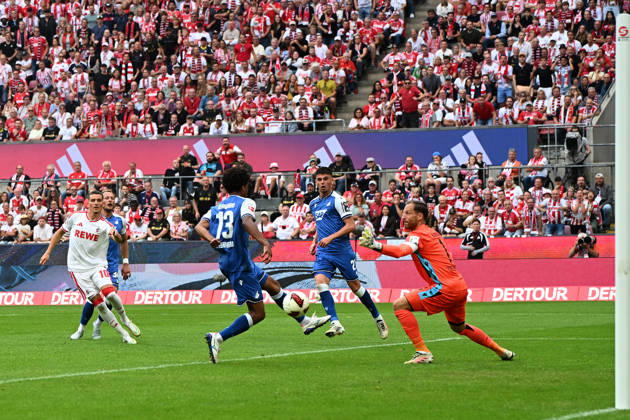 Said El Mala of 1. FC Köln scores the 1-1 goal during the Bundesliga match between 1. FC Köln and TSG Hoffenheim at RheinEnergieStadion on August 29, 2026, in Cologne, Germany. Photo by Ralf Treese, DeFodi Images. Said El Mala of 1. FC Köln scores his team’s first goal during the Bundesliga match between 1. FC Köln and TSG Hoffenheim at RheinEnergieStadion on August 29, 2026 in Cologne, Germany. Photo by Ralf Treese, DeFodi Images. DFB and DFL regulations prohibit any use of photographs as image sequences and or quasi-video. Photo by Ralf Treese, DeFodi Images.