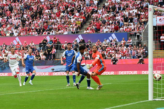Said El Mala of 1. FC Köln scores the 1-1 goal during the Bundesliga match between 1. FC Köln and TSG Hoffenheim at RheinEnergieStadion on August 29, 2026, in Cologne, Germany. Photo by Ralf Treese, DeFodi Images. Said El Mala of 1. FC Köln scores his team’s first goal during the Bundesliga match between 1. FC Köln and TSG Hoffenheim at RheinEnergieStadion on August 29, 2026 in Cologne, Germany. Photo by Ralf Treese, DeFodi Images. DFB and DFL regulations prohibit any use of photographs as image sequences and or quasi-video. Photo by Ralf Treese, DeFodi Images.