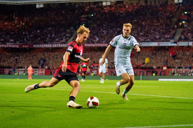 Tim Janisch, 1. FC Nuremberg, 32, GER, 1. FC Nuremberg vs. Arminia Bielefeld, Soccer, 2. Bundesliga, Matchday 3, 2026–2027 Season, August 29, 2026, DFL regulations prohibit any use of photographs as image sequences and or quasi-video, GER, 1. FC Nuremberg vs. Arminia Bielefeld, Soccer, 2. Bundesliga, Matchday 3, 2026–2027 Season, August 29, 2026, Nuremberg Copyright: xEibner-Pressefoto MaxxVogelx EP_MVL