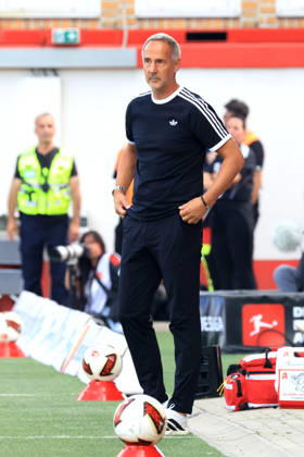 August 29, 2026, GER, Soccer, Bundesliga 1, 2026–2027, Alte Foersterei, 1. FC Union vs. Eintracht Frankfurt Head Coach Ali Hütter Eintracht Frankfurt 1st League DFB DFL regulations prohibit any use of photographs as image sequences and or quasi-video Berlin Stadium Alte Foersterei Berlin Germany Copyright: xNordphotox xEnglerx