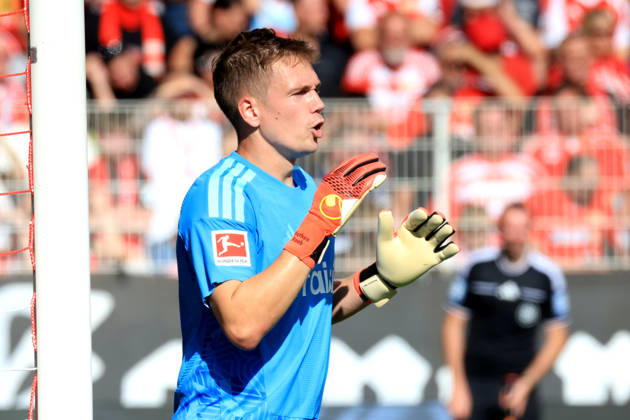 August 29, 2026, GER, Soccer, 1. Bundesliga, 2026–2027, Alte Foersterei, 1. FC Union vs. Eintracht Frankfurt Matheo Raab 1. FC Union Berlin 31 1st Division DFB DFL regulations prohibit any use of photographs as image sequences and or quasi-video Berlin Stadium Alte Foersterei Berlin Germany Copyright: xNordphotox xEnglerx
