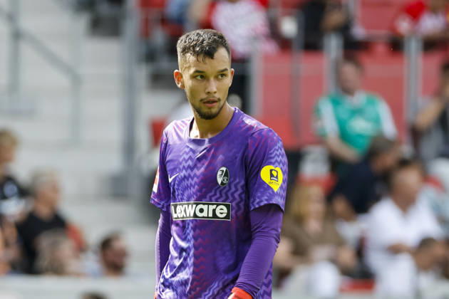 Mio Backhaus, SC Freiburg, 01, Germany, Soccer, Bundesliga 1, Matchday 1, 2026–2027, SC Freiburg vs. SV Werder Bremen, August 30, 2026, Freiburg im Breisgau, Europa-Park Stadium, Germany Copyright: xGrantxHubbsx