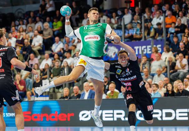 September 2, 2026 Handball 1st Bundesliga OPEL HBL 2026–2027 Season, Matchday 2: HC Erlangen (Nuremberg Metropolitan Region) vs. HCE TSV Hannover Burgdorf, Die Recken Women s Team, xdaxmax, Sebastian Heymann 11, TSV Hannover Burgdorf Christoph Steinert 44, HC Erlangen HCE