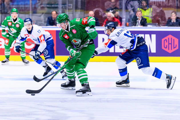 September 3, 2026: Lubos Horky of Rögle during the CHL game between HC Plzen and Rögle on September 3, 2026 in Plzen. Photo by Mathilda Schuler. BILDBYRAN code MA MA1031 ice hockey CHL Champions Hockey League HC Plzen Rögle Rögle BBENG ice hockey CHL Champions Hockey League HC Plzen Rögle Rögle BBENG Copyright: MATHILDAxSCHULER BB260903MA065