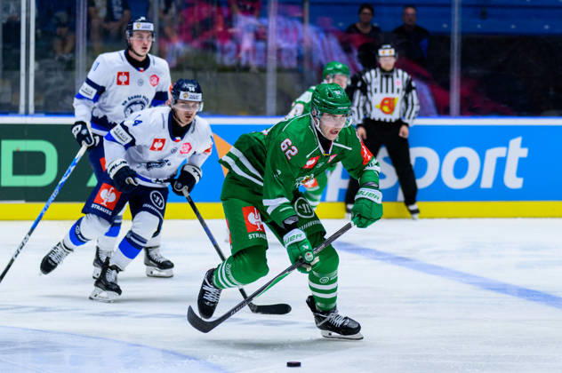 September 3, 2026: Lubos Horky of Rögle during the CHL game between HC Plzen and Rögle on September 3, 2026 in Plzen. Photo by Mathilda Schuler. BILDBYRAN code MA MA1031 ice hockey CHL Champions Hockey League HC Plzen Rögle Rögle BBENG ice hockey CHL Champions Hockey League HC Plzen Rögle BBENG Copyright: MATHILDAxSCHULER BB260903MA116