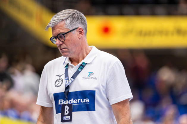 Runar Sigtryggsson, coach of HSG Wetzlar, expresses disappointment: GER, TBV Lemgo Lippe vs. HSG Wetzlar, Handball, 1st Bundesliga, Matchday 2, 2026–2027 season, September 3, 2026 GER, TBV Lemgo Lippe vs. HSG Wetzlar, Handball, 1st Bundesliga, Matchday 2, 2026–2027 Season, September 3, 2026 Lemgo Copyright: xEibner-Pressefoto JanxRollingerx EP_JSK