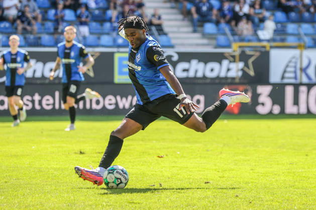 Darnell Keumo, SV Waldhof Mannheim, 17th Soccer 3rd Division, Matchday 4, SV Waldhof Mannheim vs. SC Verl on September 5, 2026, at Carl Benz Stadium in Mannheim, Germany; Carl Benz Stadium, Mannheim, Germany Copyright: xFranzxReindelx
