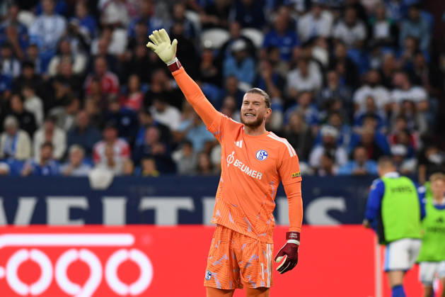 FC Schalke 04 goalkeeper Loris Karius gestures during the Bundesliga match between FC Schalke 04 and FC Bayern Munich, Veltins Arena on September 5, 2026, in Gelsenkirchen, Germany. Photo by Ralf Treese, DeFodi Images. FC Schalke 04 goalkeeper Loris Karius gestures during the Bundesliga match between FC Schalke 04 and FC Bayern Munich at Veltins Arena on September 5, 2026 in Gelsenkirchen, Germany. Photo by Ralf Treese, DeFodi Images. DFB and DFL regulations prohibit any use of photographs as image sequences and or quasi-video. Photo by Ralf Treese, DeFodi Images.