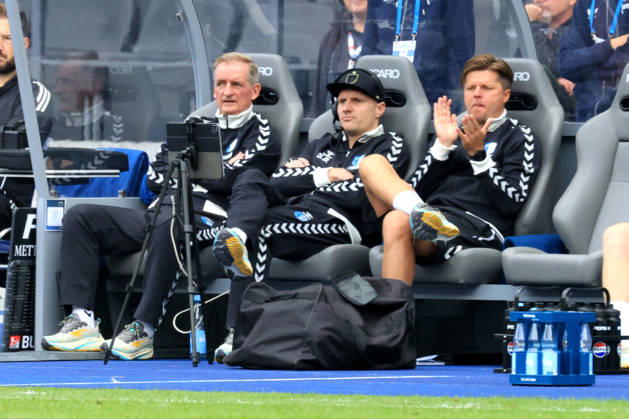 September 6, 2026, Germany, Soccer, 2. Bundesliga, Matchday, 2026–2027 Season, Berlin Olympic Stadium, Hertha BSC vs. 1. FC Magdeburg; Coach Petrik Sander; 1. FC Magdeburg; 2. League; DFB and DFL regulations prohibit any use of photographs as image sequences and or quasi-video; Berlin; Berlin Olympic Stadium; Berlin, Germany Copyright: xNordphotox xEnglerx