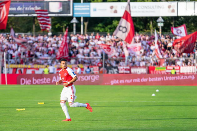 Steven van der Sloot, Fortuna Düsseldorf, No. 02, warming up for Fortuna Köln vs. Fortuna Düsseldorf, soccer, 3. Liga, Matchday 4, 2026–27 season, September 6, 2026, DFL regulations prohibit any use of photographs as image sequences and or quasi-video, Fortuna Cologne vs. Fortuna Düsseldorf, soccer, 3. Liga, Matchday 4, 2026–27 season, September 6, 2026, Cologne Copyright: xEibner-Pressefoto LukasxBaldygax EP_LBA