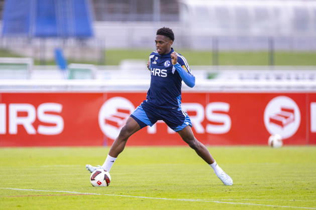 September 8, 2026, Soccer, FC Schalke 04 practice, Junior Adamu, FC Schalke 04, Gelsenkirchen, FC Schalke 04 training facility, North Rhine-Westphalia, Germany, xRHR, PHOTO YYx Copyright: RHR-FOTOx RHR-FOTO YY