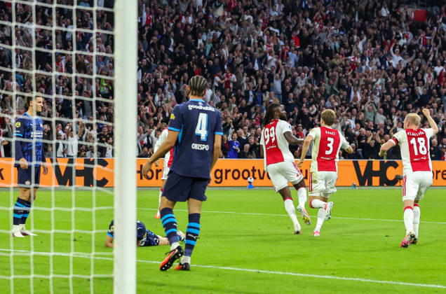 AMSTERDAM AFC Ajax Amsterdam forward Tolu Arokodare scored during the Vriendenloterij Eredivisie match between Ajax and PSV at the Johan Cruijff ArenA on September 5, 2026, in Amsterdam, the Netherlands. PETER LOUS EYE4IMAGES DeFodi Images