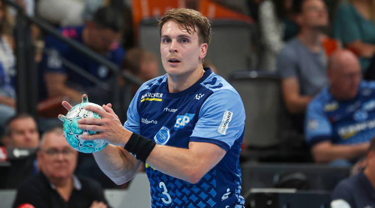 September 6, 2026, Germany, Stuttgart, Handball: TVB Stuttgart vs. Füchse Berlin, Max Häfner (TVB)