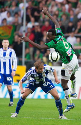 Soccer, Allsvenskan, GAIS IFK Gothenburg Reuben Ayarna, GAIS Robin Söder, IFK Gothenburg Gothenburg Sweden  Copyright: xDanielxStillerx