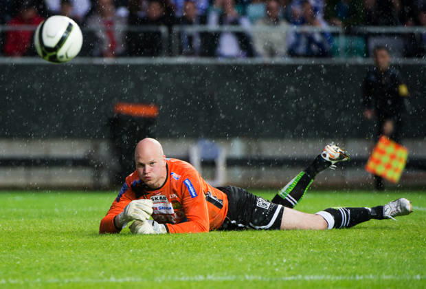 Soccer, Allsvenskan, GAIS IFK Gothenburg, Henri Sillanpää, goalkeeper, GAIS Gothenburg, Sweden  Copyright: xDanielxStillerx