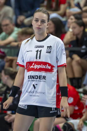 Alsco Women s Handball Bundesliga, 2026–2027 Season: SV Union Halle Neustadt vs. HSG Blomberg Lippe, Halle, Germany, September 9, 2026. Pictured: Isabelle Axmann, Blomberg Halle Saale, SWH Arena, Saxony-Anhalt, Germany