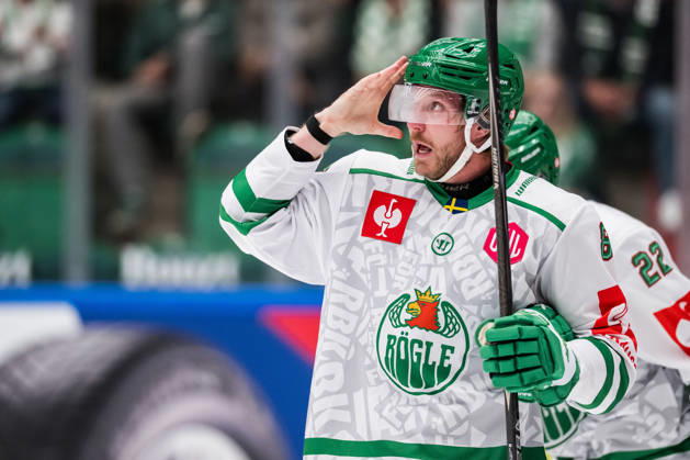 September 11, 2026: Linus Sandin of Rögle during the CHL game between Rögle and RB Salzburg on September 11, 2026 in Ängelholm. Photo by Niclas Jönsson. BILDBYRAN COP 273 NO0441 ice hockey CHL Champions Hockey League Rögle Red Bull Salzburg Rögle BBENG ice hockey CHL Champions Hockey League Rögle Red Bull Salzburg Rögle BBENG Copyright: NICLASxJÖNSSON BB260911NO032