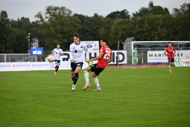 September 11, 2026, GER, Soccer, Regionalliga Nord, Matchday 8, 2026–2027 Season, Oldenburg, Marschweg Stadium, VfB Oldenburg vs. Hannover 96 II U23 Dominik KASPER (VfB Oldenburg) 24 Rafael MARTINS MARQUES (Hannover 96 II U23) 25 Oldenburg, Marschweg Stadium, Lower Saxony, Germany Copyright: xnordphotoxGmbHx xRojahnx