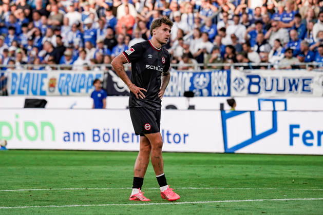 Germany Soccer Season 2026–2027, 2. Bundesliga, Matchday 5, SV Darmstadt 98 vs. Arminia Bielefeld, Merck Stadium at Böllenfalltor, Darmstadt, Joel Grodowski, Arminia Bielefeld, 11 Darmstadt, Merck Stadium at Böllenfalltor, Germany Copyright: xBennetxLongx