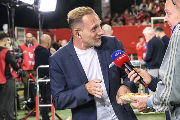 Pictured from left: Mauro Lustrinelli, Union Berlin, coach, GER, Berlin, soccer, 1. FC Union Berlin vs. FC Schalke 04, at the Alte Försterei, September 11, 2026, DFB and DFL regulations prohibit any use of photographs as image sequences and or quasi-video, Copyright: HMBxMedia UwexKoch