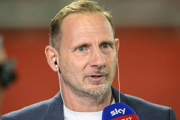 Pictured from left: Mauro Lustrinelli, Union Berlin, coach, GER, Berlin, soccer, 1. FC Union Berlin vs. FC Schalke 04, at the Alte Försterei, September 11, 2026, DFB and DFL regulations prohibit any use of photographs as image sequences and or quasi-video, Copyright: HMBxMedia UwexKoch