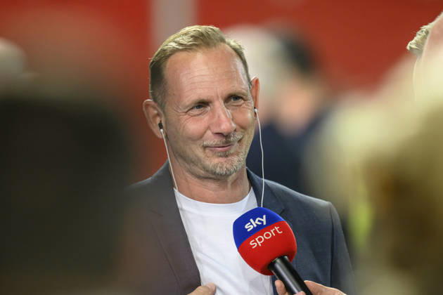 Pictured from left: Mauro Lustrinelli, Union Berlin, coach, GER, Berlin, soccer, 1. FC Union Berlin vs. FC Schalke 04, at the Alte Försterei, September 11, 2026, DFB and DFL regulations prohibit any use of photographs as image sequences and or quasi-video, Copyright: HMBxMedia UwexKoch