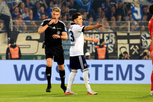September 11, 2026, GER, Soccer, Bundesliga 1, 2026–2027, Alte Foersterei, 1. FC Union vs. Schalke 04, Matchday 3, Referee Timo Gerach, SOUFIANE EL FAOUZI Schalke 04 23 1st Division DFB DFL regulations prohibit any use of photographs as image sequences and or quasi-video nordphoto GmbH Engler Berlin Alte Foersterei Stadium Berlin Germany Copyright: xNordphotox xEnglerx