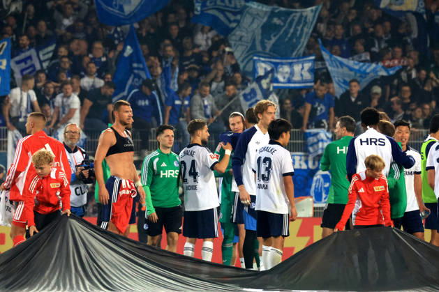 September 11, 2026, GER, Soccer, Bundesliga 1, 2026–2027, Alte Foersterei, 1. FC Union vs. Schalke 04, Matchday 3, Schalke Players’ Association, 1st Division, DFB DFL regulations prohibit any use of photographs as image sequences and or quasi-video. nordphoto GmbH, Engler, Berlin, Alte Foersterei Stadium, Berlin, Germany Copyright: xNordphotox xEnglerx