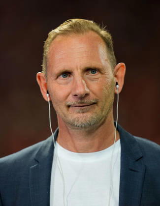 Mauro Lustrinelli, head coach of 1. FC Union Berlin, gives a pre-game interview (GER), 1. FC Union Berlin vs. FC Schalke 04, Bundesliga, Matchday 3, 2026–27 season, Stadion An der Alten Foersterei, Berlin, September 11, 2026. DFL regulations prohibit any use of photographs as image sequences and or quasi-video. GER, 1 FC Union Berlin vs. FC Schalke 04, Bundesliga 1, Matchday 3, 2026–27 season, September 11, 2026, Berlin Copyright: xEibner-Pressefoto ScottxColemanx EP_SCN