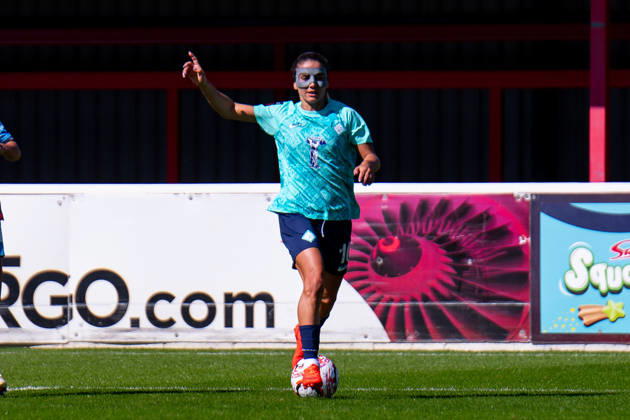 Barclays Women™s Super League match between West Ham United and London City Lionesses LONDON, ENGLAND - SEPTEMBER 12: Danielle van de Donk of London City Lionesses during the Barclays Women™s Super League match between West Ham United and London City Lionesses at Chigwell Construction Stadium on September 12, 2026 in London, England (Photo by Nina Farooqi beanhive) London United Kingdom Copyright: xNinaxFarooqix