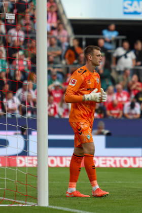 September 12, 2026, GER, Soccer, Men s, Bundesliga, 1. Bundesliga, 2026–2027 Season, 1. FC Köln vs. SV Werder Bremen; Karl Hein (SVW) saves a penalty kick Copyright: xSvenxHanischx
