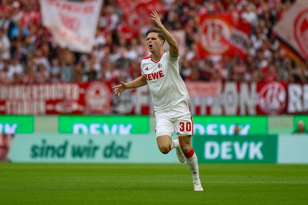 September 12, 2026, GER, Soccer, Men s, Bundesliga, 1. Bundesliga, 2026–2027 Season, 1. FC Köln vs. SV Werder Bremen, Marius Bülter (KOE) gesturing, gestures Copyright: xSvenxHanischx