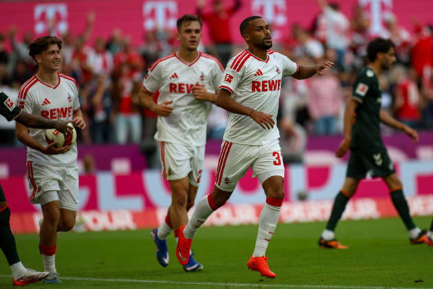 September 12, 2026, GER, Soccer, Men s, Bundesliga, 1. Bundesliga, 2026–2027 Season, 1. FC Köln vs. SV Werder Bremen, Linton Maina of 1. FC Köln celebrates his goal, which made the score 1–0 Copyright: xSvenxHanischx