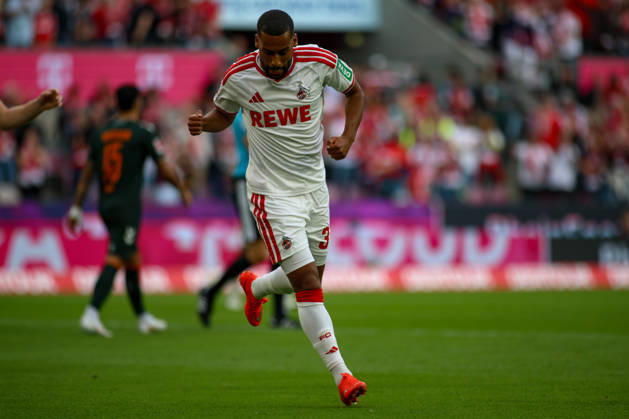 September 12, 2026, GER, Soccer, Men s, Bundesliga, 1. Bundesliga, 2026–2027 Season, 1. FC Köln vs. SV Werder Bremen, Linton Maina of 1. FC Köln celebrates his goal, which made the score 1–0 Copyright: xSvenxHanischx