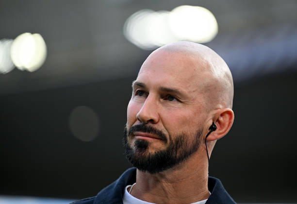 September 12, 2026, SNP Arena, Sinsheim, GER, 1. Bundesliga, TSG Hoffenheim vs. VfB Stuttgart, Coach Christian Ilzer, Hoffenheim. DFL regulations prohibit any use of photographs as image sequences and or quasi-video. Photo by Hasan Bratic, DeFodi Images