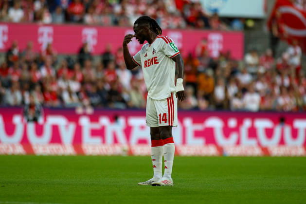 September 12, 2026, GER, Soccer, Men s, Bundesliga, 1. Bundesliga, 2026–2027 Season, 1. FC Köln vs. SV Werder Bremen, Gideon Mensah (KOE) gesturing, gestures Copyright: xSvenxHanischx