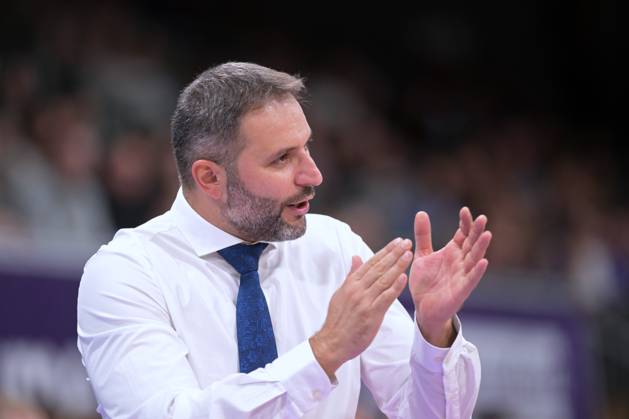 Vladimir Jovanovic, Syntainics MBC, Head Coach, GER, BG Göttingen Syntainics MBC, Basketball BBL Cup, 1st Round, 2026–2027 Season, September 12, 2026, GER, BG Göttingen Syntainics MBC, Basketball BBL Cup, Round 1, 2026–2027 Season, September 12, 2026, Göttingen Copyright: xEibner-Pressefotox xRolandxSippelx EP_RSL
