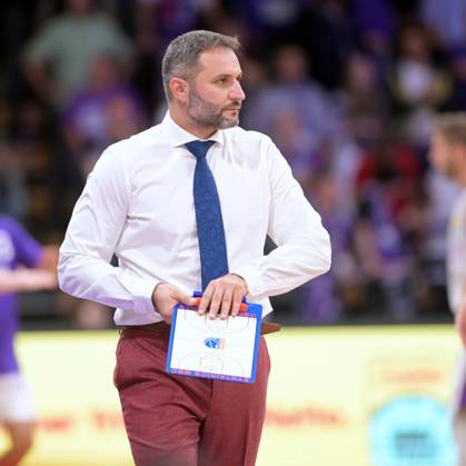 Vladimir Jovanovic, Syntainics MBC, Head Coach, GER, BG Göttingen Syntainics MBC, Basketball BBL Cup, 1st Round, 2026–2027 Season, September 12, 2026, GER, BG Göttingen Syntainics MBC, Basketball BBL Cup, 1st Round, 2026–2027 Season, September 12, 2026, Göttingen Copyright: xEibner-Pressefotox xRolandxSippelx EP_RSL