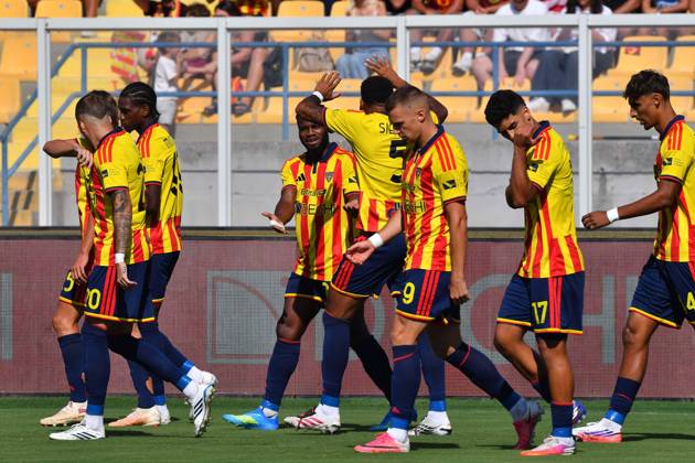 US Lecce s Central Midfielder Lassana Coulibaly (29 US Lecce) celebrates his first goal during the Serie A Enilive matchday 4 match between US Lecce and AC Monza at the Via del Mare Stadium in Lecce, Italy, Sunday, September 13, 2026. (Credit Image: Giovanni Evangelista LaPresse) Copyright: xGiovannixEvangelista LaPressex