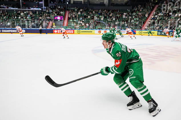 September 13, 2026: Fredrik Olofsson of Rögle during the CHL game between Rögle and Tappara on September 13, 2026 in Ängelholm. Photo by Niclas Jönsson, BILDBYRAN COP 273 NO0442. ice hockey, CHL Champions Hockey League, Rögle, Tappara, Rögle BBENG, ice hockey, CHL Champions Hockey League, Rögle, Tappara, Rögle BBENG  Copyright: NICLASxJÖNSSON BB260913NO074