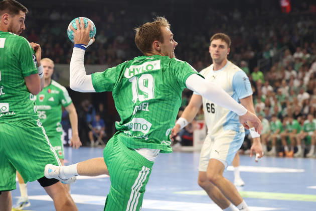 September 13, 2026, xBHAx, Handball, Opel HBL, 2026–2027 Season, 1st HBL, Füchse Berlin vs. VfL Gummersbach, Max Schmeling Hall, Mathias Gidsel, Füchse Berlin No. 19 on offense, Berlin, Germany